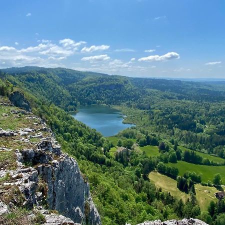 La Grande Marmite Du Lac De Vouglans Vila Pont-de-Poitte Exterior foto