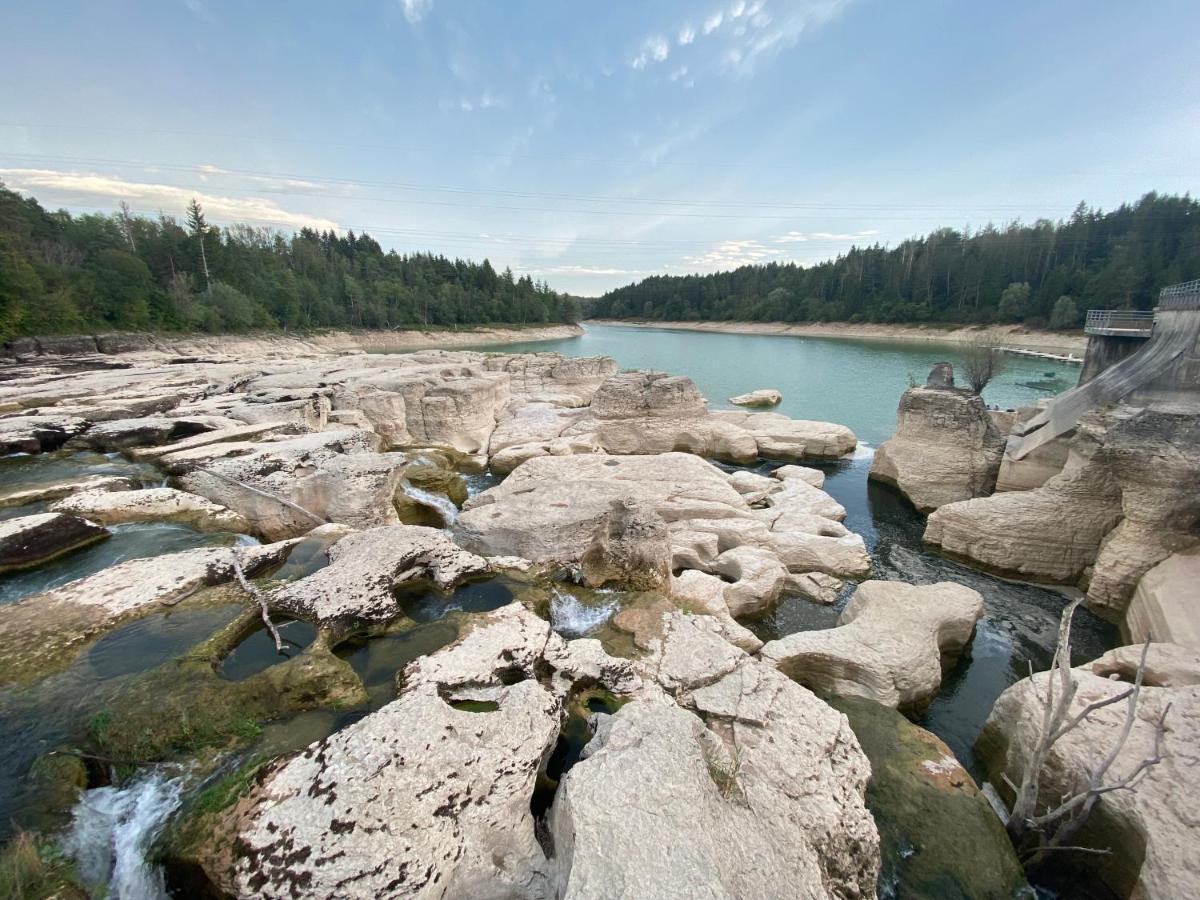 La Grande Marmite Du Lac De Vouglans Vila Pont-de-Poitte Exterior foto