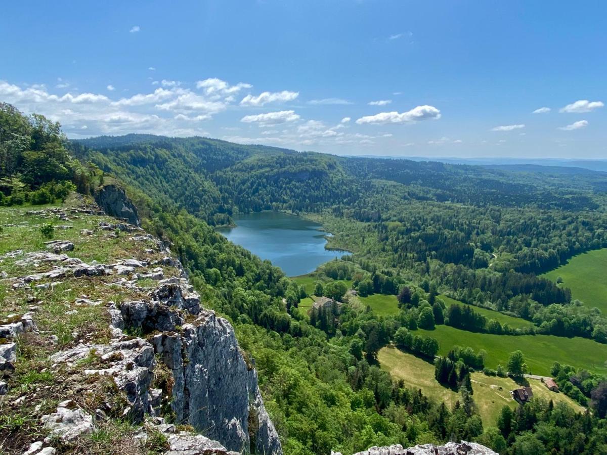 La Grande Marmite Du Lac De Vouglans Vila Pont-de-Poitte Exterior foto